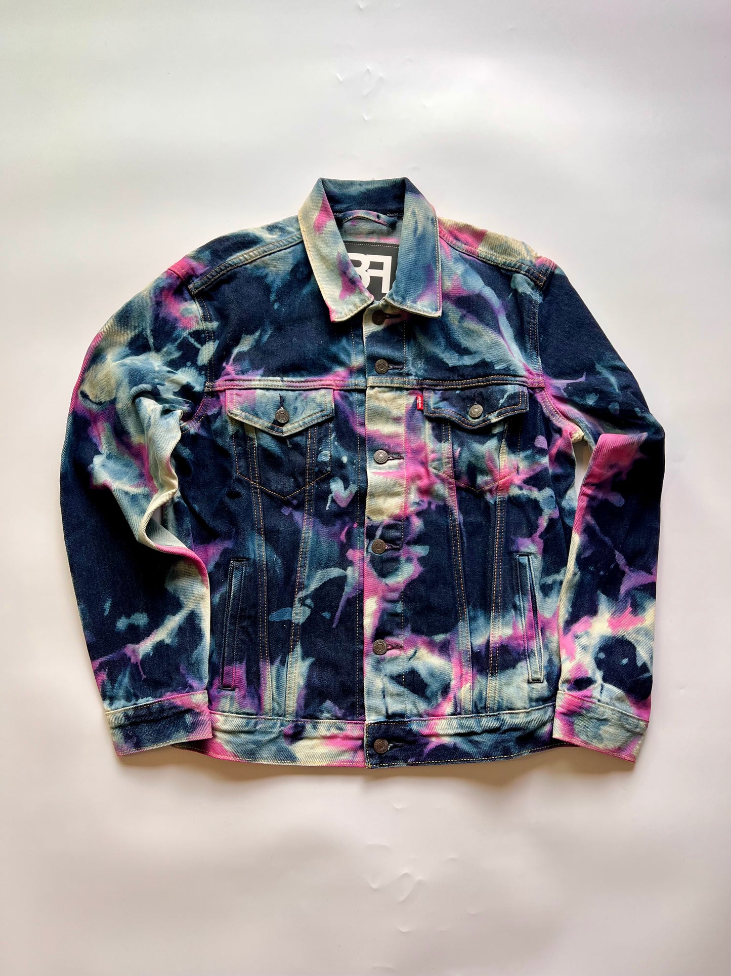 Sample Sale Marbled Denim Jacket