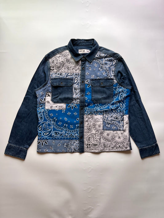 Sample Sale Bandana Shirt Blue