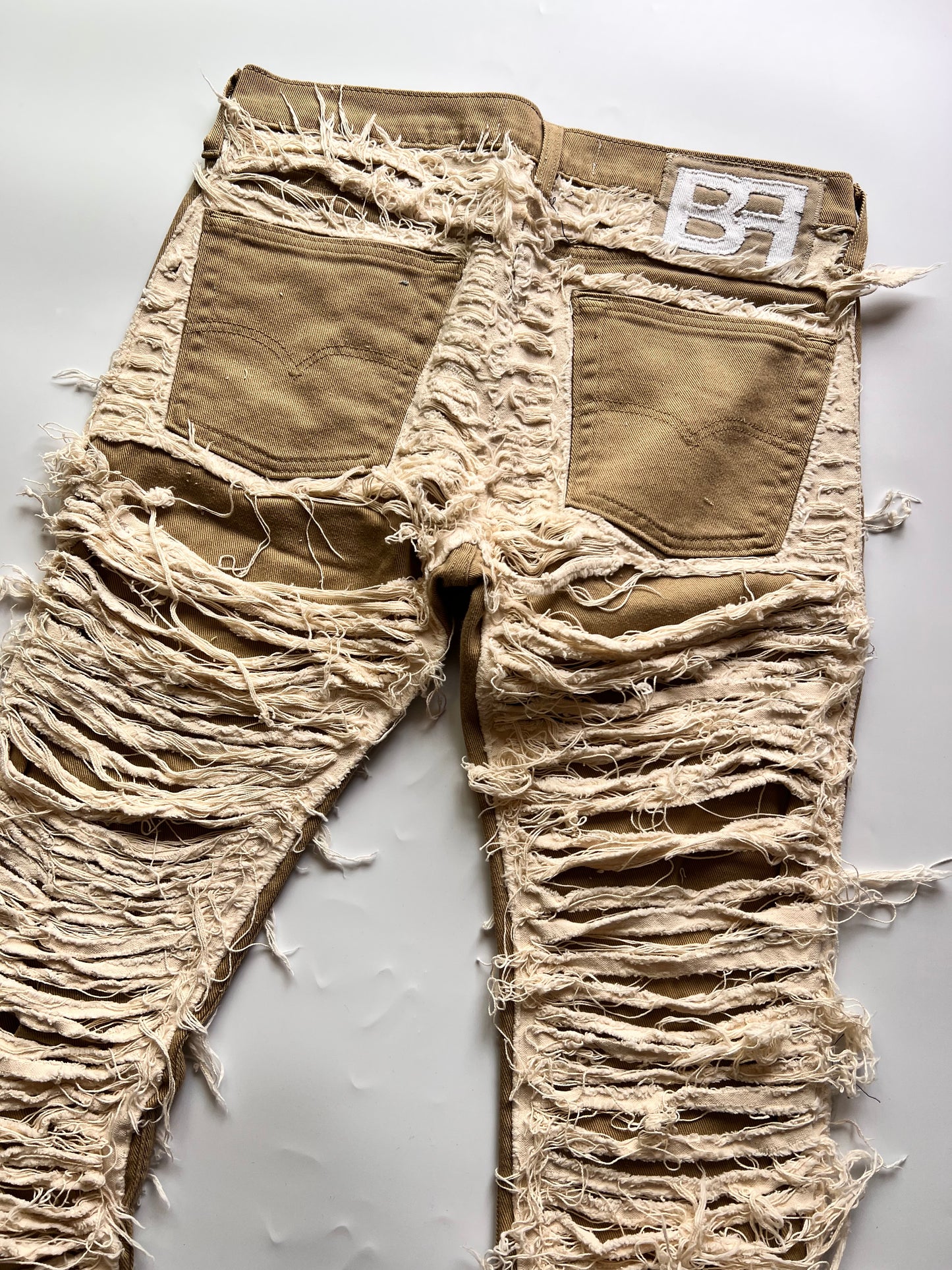 Sample Sale Frayed Jeans