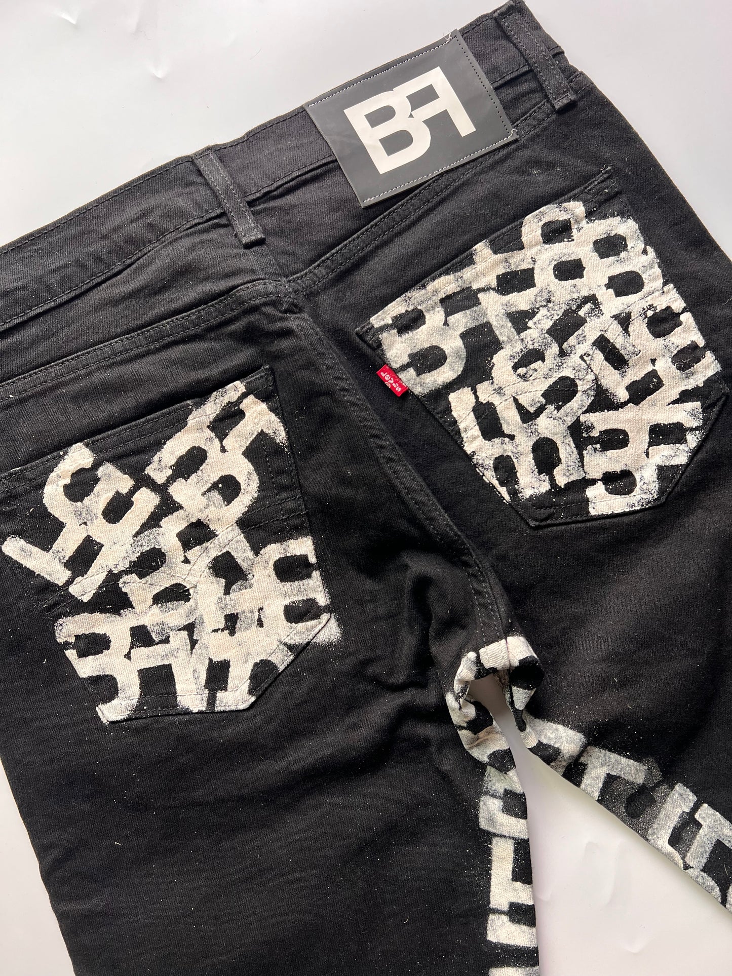 Sample Sale BF Logo Flared Jeans