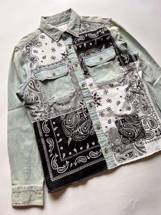 Sample Sale Bandana Shirt Black