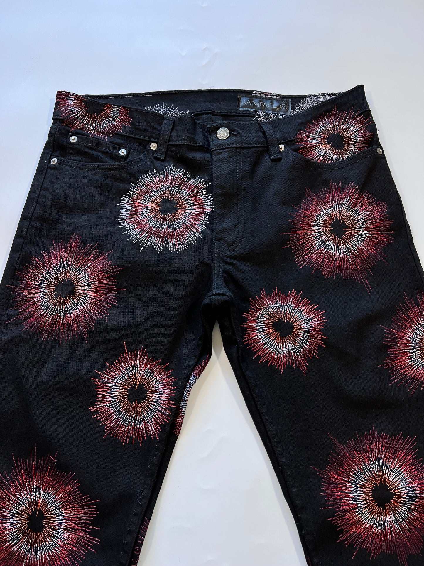 Firework Stitch Denim Black/Multi