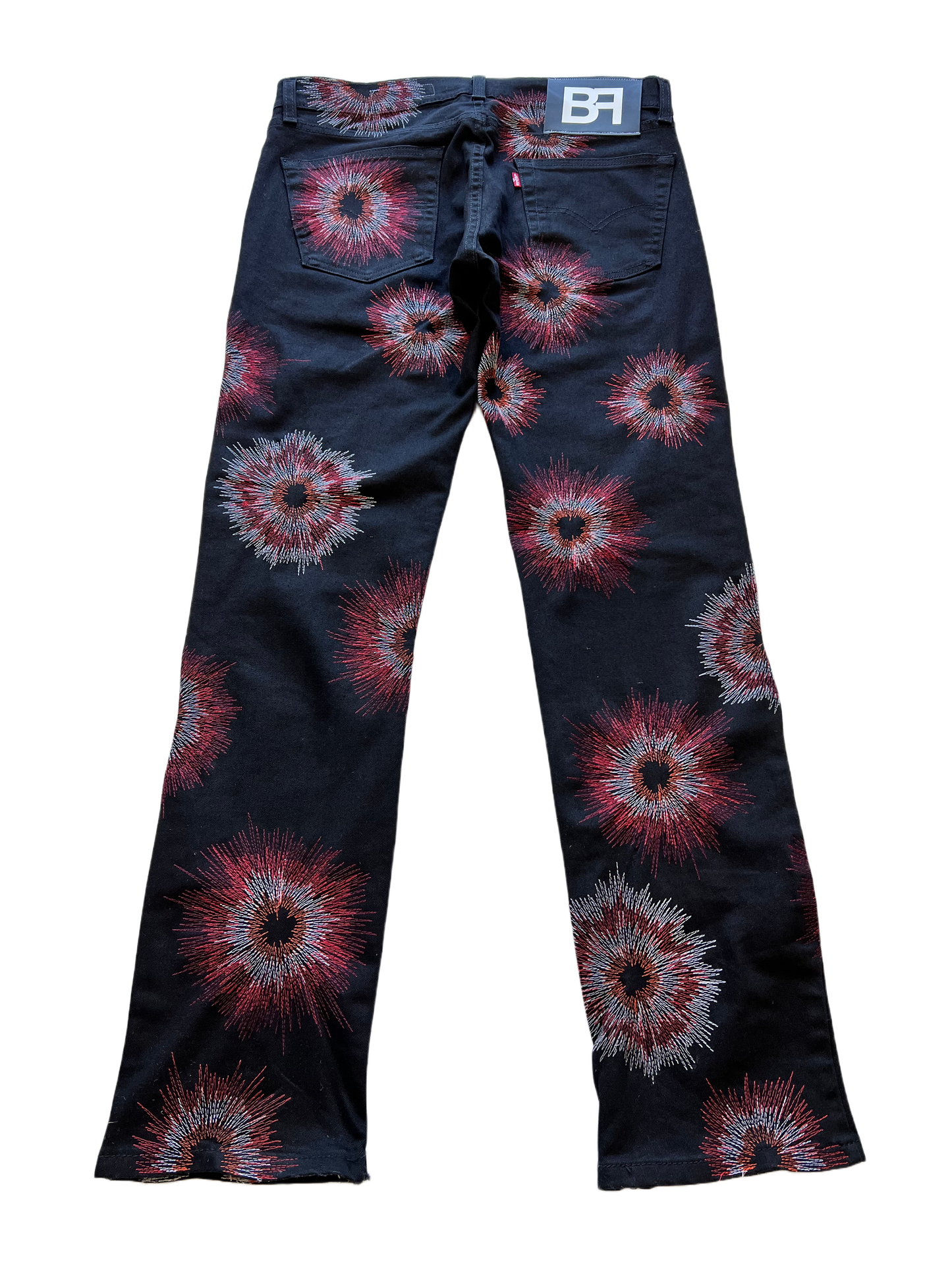 Firework Stitch Denim Black/Multi